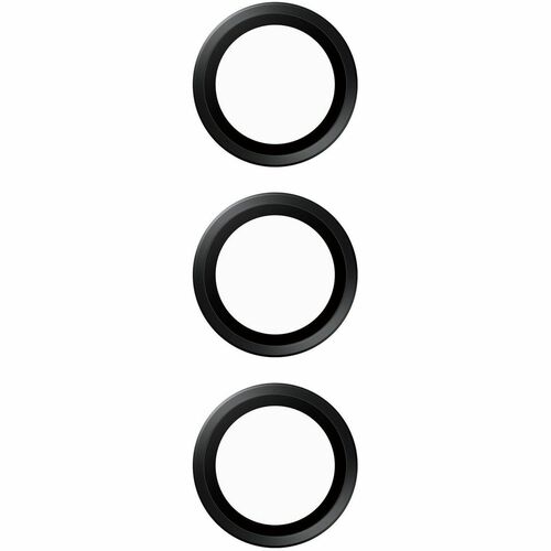 PanzerGlass Hoops Camera Lens Protector - Black - Tempered Glass
