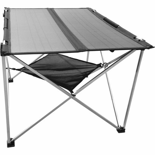 Technaxx Foldable Solar Camping Table 60W TX-252 - Frosted Rectangle Top - Matte Folding Base - 4 Legs - 44.10 lb Capacity
