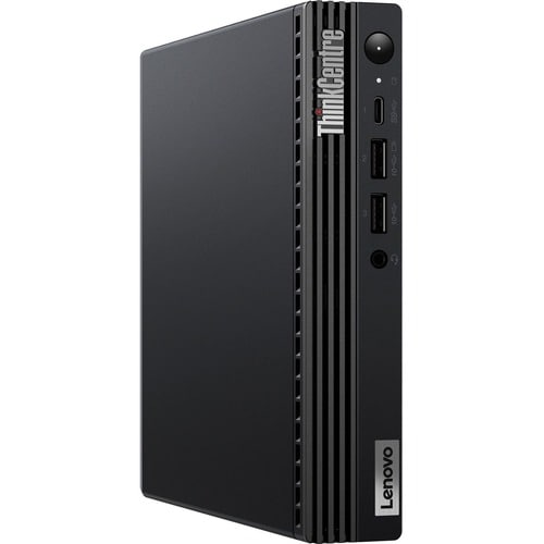 Lenovo ThinkCentre M70q Gen 3 11T4003TFJ Desktop Computer - Intel Core i5 12th Gen i5-12400T - 16 GB - 512 GB SSD - Black 