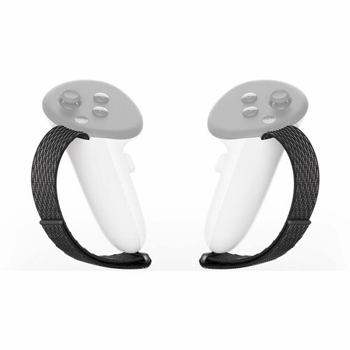 Meta VR Device Strap - Adjustable - Black - Plastic, Metal, Nylon, Woven - 2