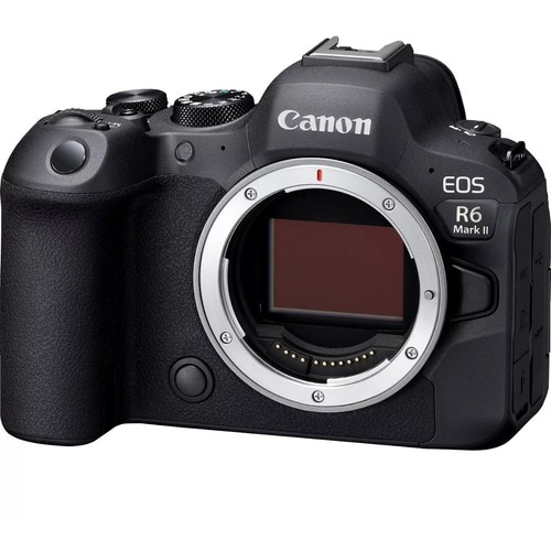 Canon EOS R6 Mark II 24.2 Megapixel Mirrorless Camera Body Only - Black - CMOS Sensor - Autofocus - 7.6 cm (3") Touchscree