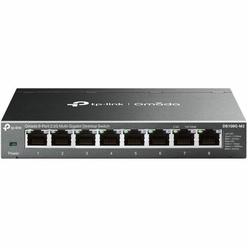 Omada Omada 8-Port 2.5G Multi-Gigabit Desktop Switch - 8 Ports - Gigabit Ethernet, 2.5 Gigabit Ethernet - 10/100/1000Base-