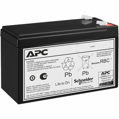 APC by Schneider Electric Unidade da bateria - 9000 mAh - 24 V DC - Chumbo-ácido - Substituível em funcionamento (Hot-swap)