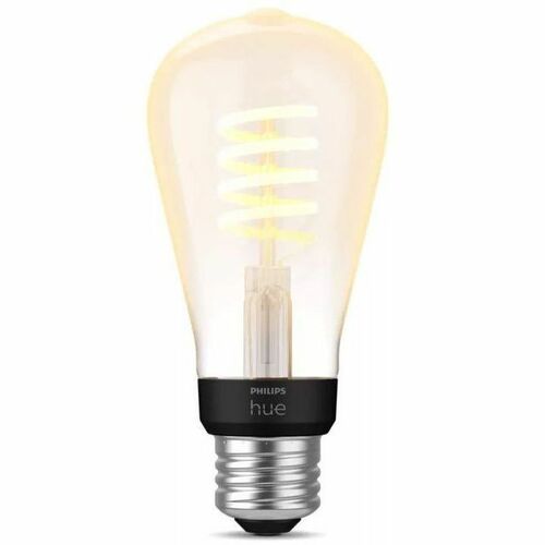 Philips Hue LED Filament Light Bulb - 7 W - ST19 Size - White Ambiance Light Color - E26 Base