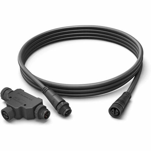 Philips Hue Outdoor Cable Extension 2.5m - For Power Supply, Light - 120 V AC - Black - 8.2 ft (2.50 m) Cord Length - Outdoor