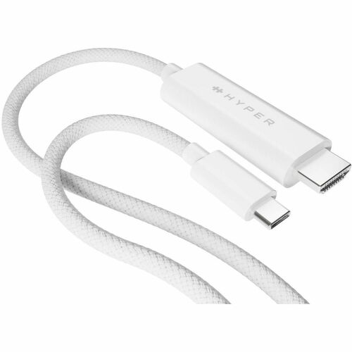 Hyper HyperDrive HD6007BKGL 2.50 m HDMI/USB-C A/V Cable - Cable for Audio/Video Device, USB Device, Monitor, Smartphone, T
