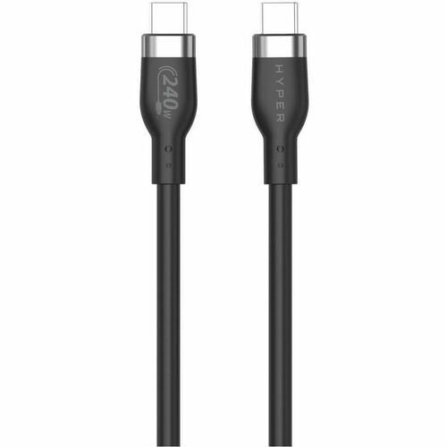 Targus HyperJuice HJ4002BKGL Charging Cable - 2 m - For USB Type C Device, MacBook - USB Type C / USB Type C - Black - Tan