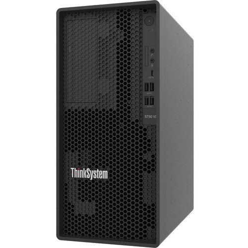 Lenovo ThinkSystem ST50 V2 7D8KA00ALA Tower Server - 1 x Intel Xeon E-2324G 3.10 GHz - 16 GB RAM - 2 TB HDD - Serial ATA/6