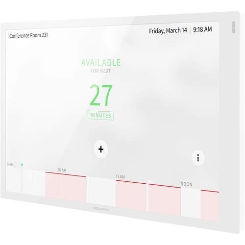 Crestron TSS-1070-W-S Room Scheduling Touch Screen - White Smooth