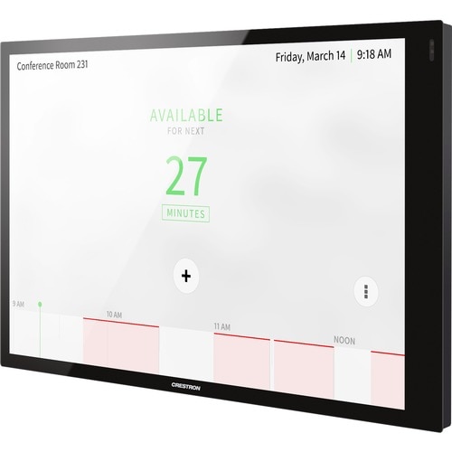 Crestron TSS-1070-B-S Room Scheduling Touch Screen - Black Smooth