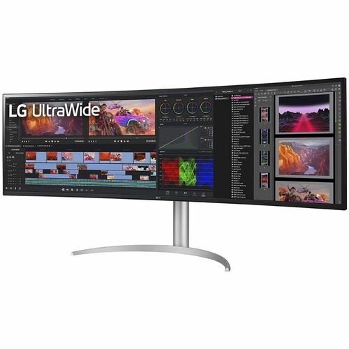 LG 49WQ95C-B 49 DUAL QHD 5129x1440 5MS 144HZ NANO IPS 32:9 CURVED ULTRAWIDE MONITOR HDMI DP1.4 USB-C SPK HAS VESA 3YEARS W