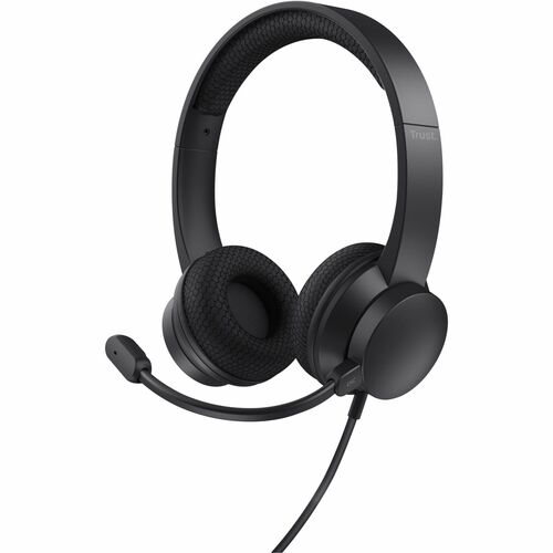 Trust Kabel Auf den Ohren Stereo Headset - Schwarz - Binaural - Geschlossen - 180 cm Kabel - Geräuschunterdrückung Mikroph