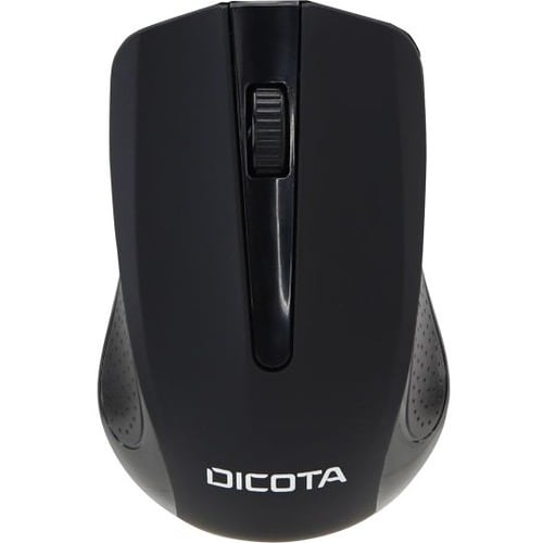 Dicota Comfort Mouse - Radio Frequency - USB - Black - Wireless - 1000 dpi