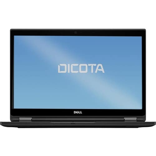Dicota Secret Synthetic Anti-glare Privacy Screen Protector - Black, Transparent - For LCD Notebook - Fingerprint Resistan
