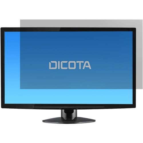 Dicota Secret Privacy Screen Protector - Black - For Widescreen LCD Notebook - 16:9