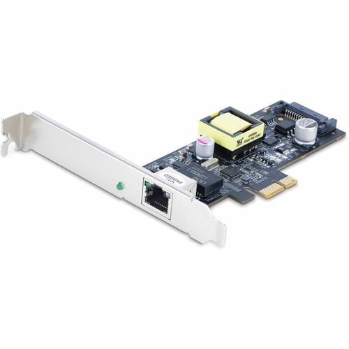 StarTech.com 1-Port 2.5Gbps PCI Express PoE Network Card, Intel I225-V, PCIe 802.3af/at PoE+ Multi-Gigabit NIC, SATA Power