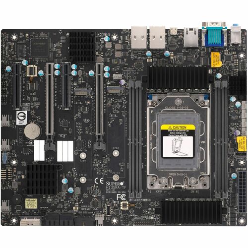 Supermicro H13SRA-TF 工作站主板 - AMD TRX50 芯片组 - ATX - 1 TB DDR5 SDRAM 最大内存 - DIMM, RDIMM - 4 x 内存插槽 - Gigabit Ethernet