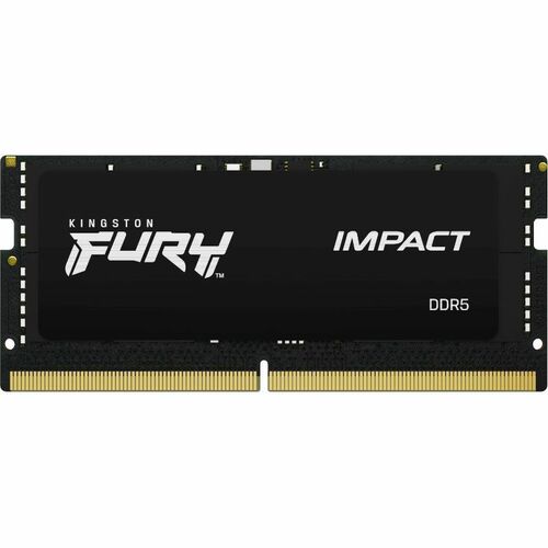 Kingston FURY Impact 16GB DDR5 SDRAM Memory Module - For Notebook - 16 GB (1 x 16GB) - DDR5-6400/PC5-51200 DDR5 SDRAM - 64