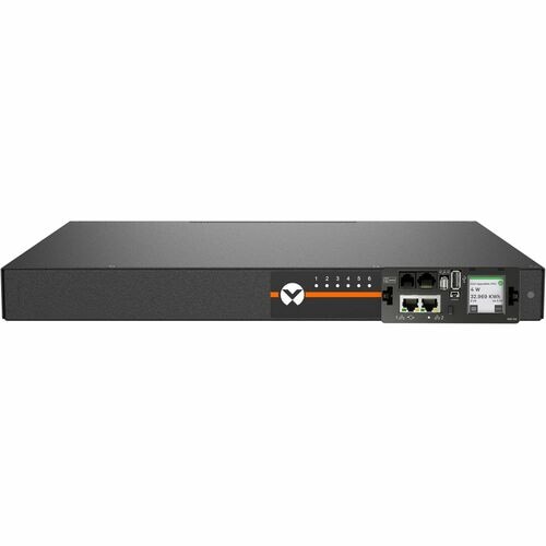 Vertiv Geist Switched Rack PDU with Next Generation IMD - 1U| 15A| 120V| (6) NEMA 5-15R Receptacles| NEMA 5-15P Plug| 1.4k