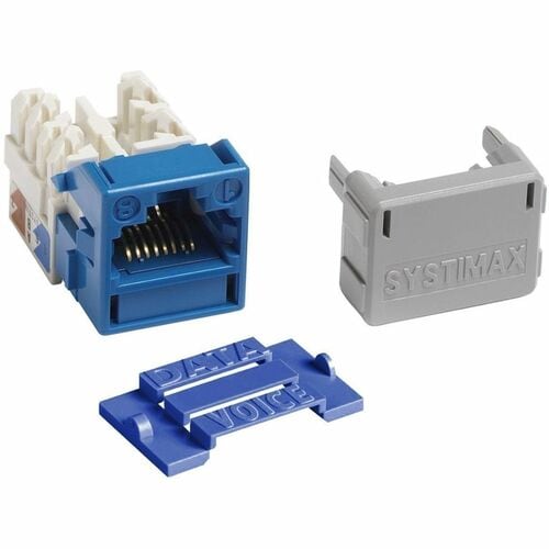 GigaSPEED X10D Network Connector - 1 Pack - 1 x Rj-45 network - female - Blue