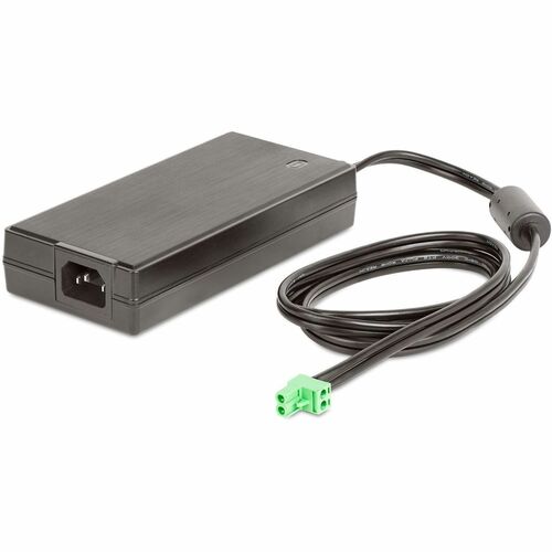 StarTech.com Adattatore di alimentazione CC, 160W 24V/6.6A, Alimentazione per hub USB industriali con morsettiera a 2/3 pi
