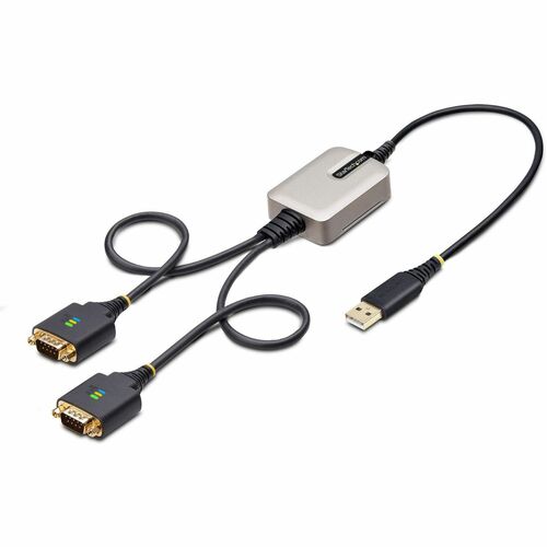 StarTech.com 60.96 cm Serial/USB Data Transfer Cable - 1 - Cable for Desktop Computer, Notebook, Peripheral Device, Monito
