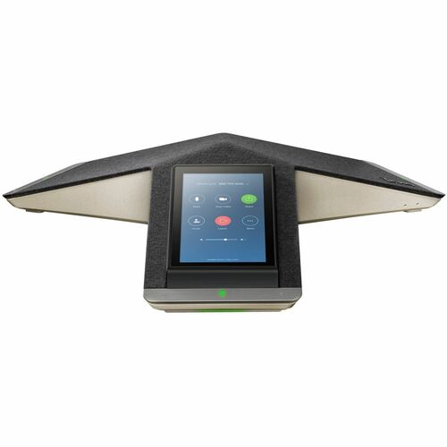 Poly Trio C60 ID estação conferência - Wi-Fi - Tabletop - Preto - Compatível com TAA - 3 x Total Line - VoIP - 12.7 cm (5"
