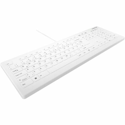 Active Key AK-C8112 Keyboard - Cable Connectivity - USB Type A Interface - White - Membrane/Scissor Keyswitch