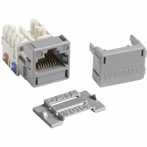 Systimax GigaSPEED XL Network Connector - 1 Pack - 1 x Rj-45 network - female - Grey