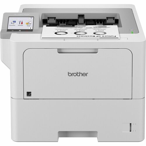 Brother HL-L6415DW Desktop Wireless Laser Printer - Monochrome - 52 ppm Mono - 1200 x 1200 dpi Print - Automatic Duplex Pr