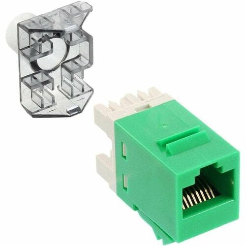 NETCONNECT Network Connector - 1 Pack - 1 x RJ-45 Network - Female - Green