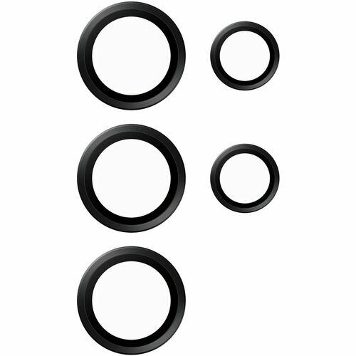 PanzerGlass Hoops Camera Lens Protector - Black - Glass, Metal