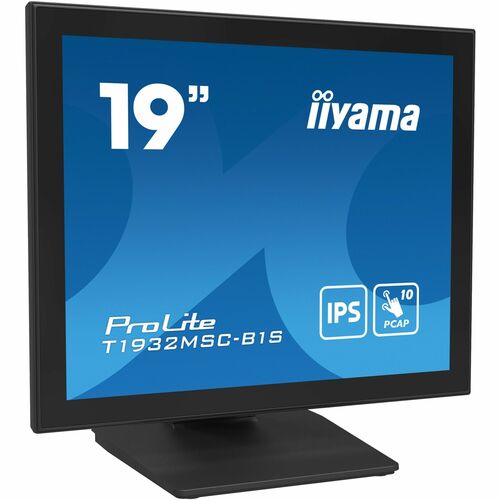 iiyama ProLite T1932MSC-B1S 19 Zoll Class LCD-Touchscreen-Monitor - 5:4 Format - 14 ms Reaktionszeit - 48,3 cm (19 Zoll) V