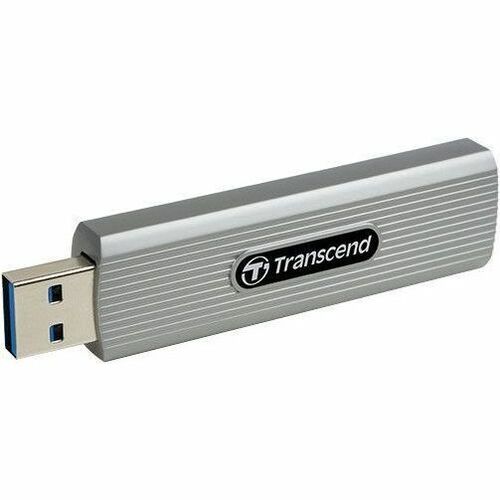 Transcend Tragbar Solid State-Laufwerk - Extern - 1 TB - Grau - Desktop-PC, Notebook, Smart TV, Mac mini, Spielkonsole Unt