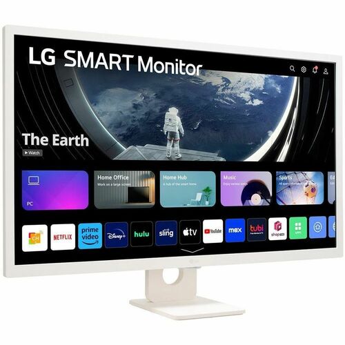 LG 32SR50F-W 32" (81.3 cm) Class Full HD Smart LCD Monitor - 16:9 - 31.5" (80 cm) Viewable - In-plane Switching (IPS) Tech