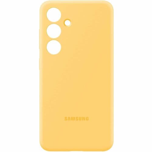 Samsung Case for Samsung Galaxy S24 Smartphone - Yellow - 1 - Damage Resistant, Scratch Resistant - Silicone