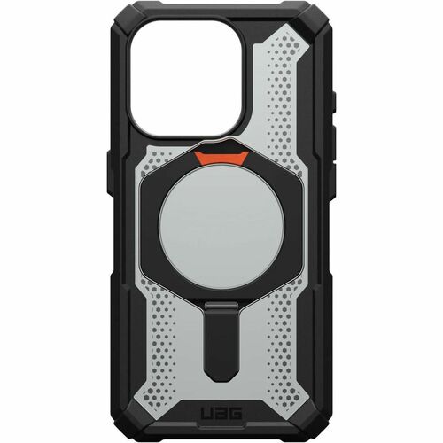 Urban Armor Gear Plasma XTE Case for Apple iPhone 15 Pro Smartphone - Black/Orange - Drop Resistant, Impact Resistant, Scr