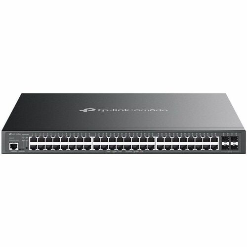TP-Link Omada 52-Port Gigabit L2+ Managed Switch with 48-Port PoE+ - 48 Ports - Manageable - Gigabit Ethernet - 10/100/100