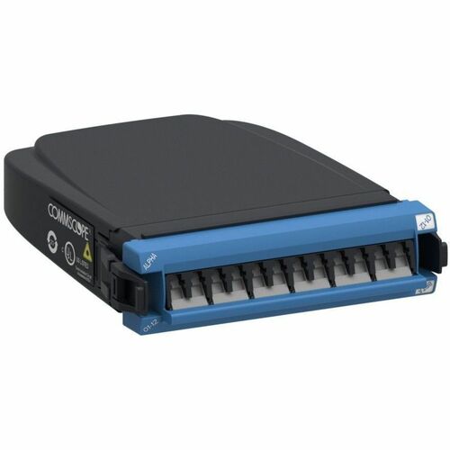 CommScope InstaPATCH 12 Port(s) Network Patch Panel - Optical Fiber - Blue, Grey - 12 x