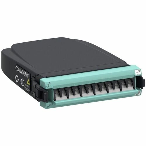 CommScope InstaPATCH 12 Port(s) Fiber Cassette - Optical Fiber - Aqua, Grey - 12 x