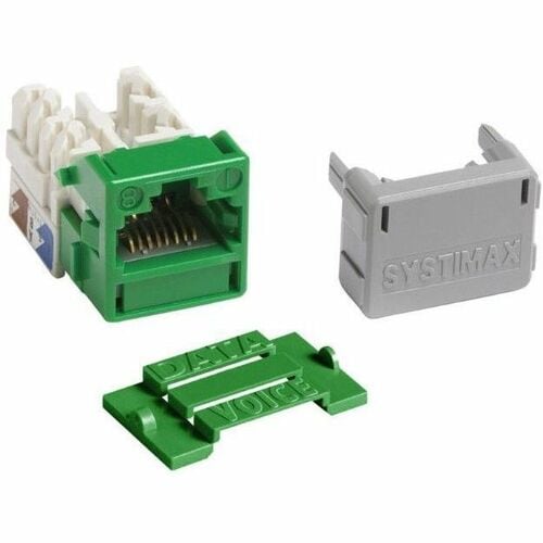 Systimax GigaSPEED XL Network Connector - 1 - 1 x RJ-45 Network - Female - Green