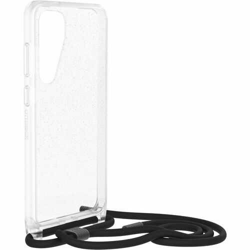 OtterBox React Carrying Case Samsung Galaxy S24+ Smartphone - Stardust (Clear Glitter) - Drop Resistant - Plastic Body - N
