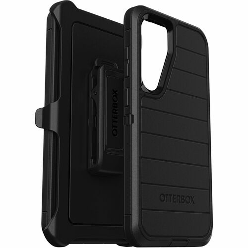 OtterBox Defender Series Pro Rugged Carrying Case (Holster) Samsung Galaxy S24+ Smartphone - Black - Bacterial Resistant E