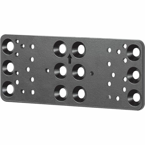 ProInstall Mounting Plate for Video Bar, Mounting Collar, Mounting Arm, Video Conferencing Camera - Black - 3 kg Load Capa