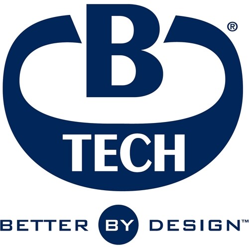 B-Tech System X Mounting Rail for Adapter Plate, Mounting Bracket, Organizer Tray, Mounting Arm - Black - Horizontal