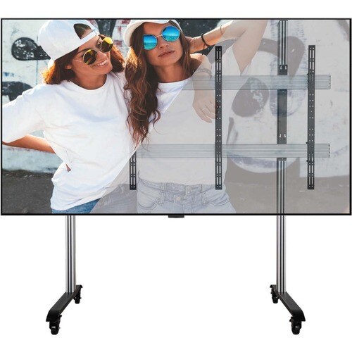 B-Tech Display Cart - 4 Casters - 101.60 mm Caster Size - Black