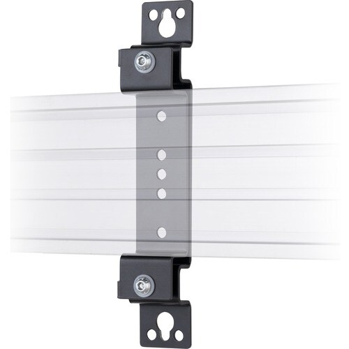 B-Tech System X Mounting Bracket for Mounting Rail, Mounting Column, Mounting Collar, Post, Video Wall - Black - 80 kg Loa
