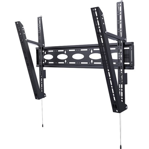 B-Tech BT9910 Wall Mount for Flat Panel Display, Mounting Collar, Pole - Black - Height Adjustable - 165.1 cm to 254 cm (1