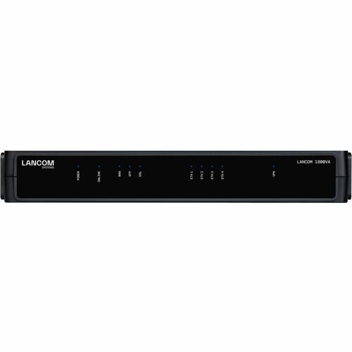 Lancom 1800VA Router - 5 Anschlüsse - 4 RJ-45 Port(s) - 1 WAN Port(s) - Management-Port - 1 SFP (Mini-GBIC) Steckplätze - 