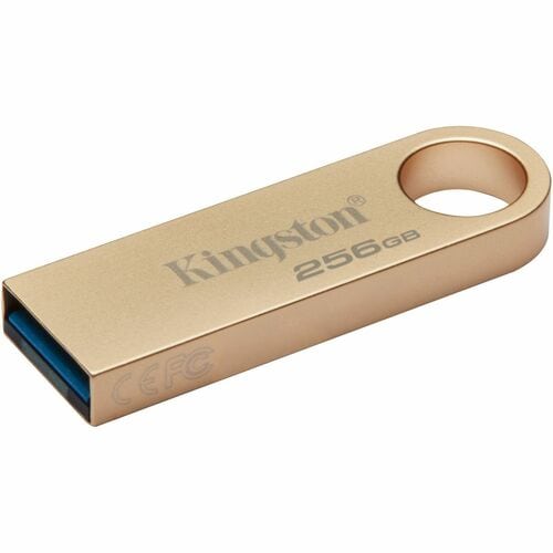Kingston DataTraveler SE9 G3 256 GB USB 3.2 (Gen 1) Type A Flash Drive - 220 MB/s Read Speed - 100 MB/s Write Speed